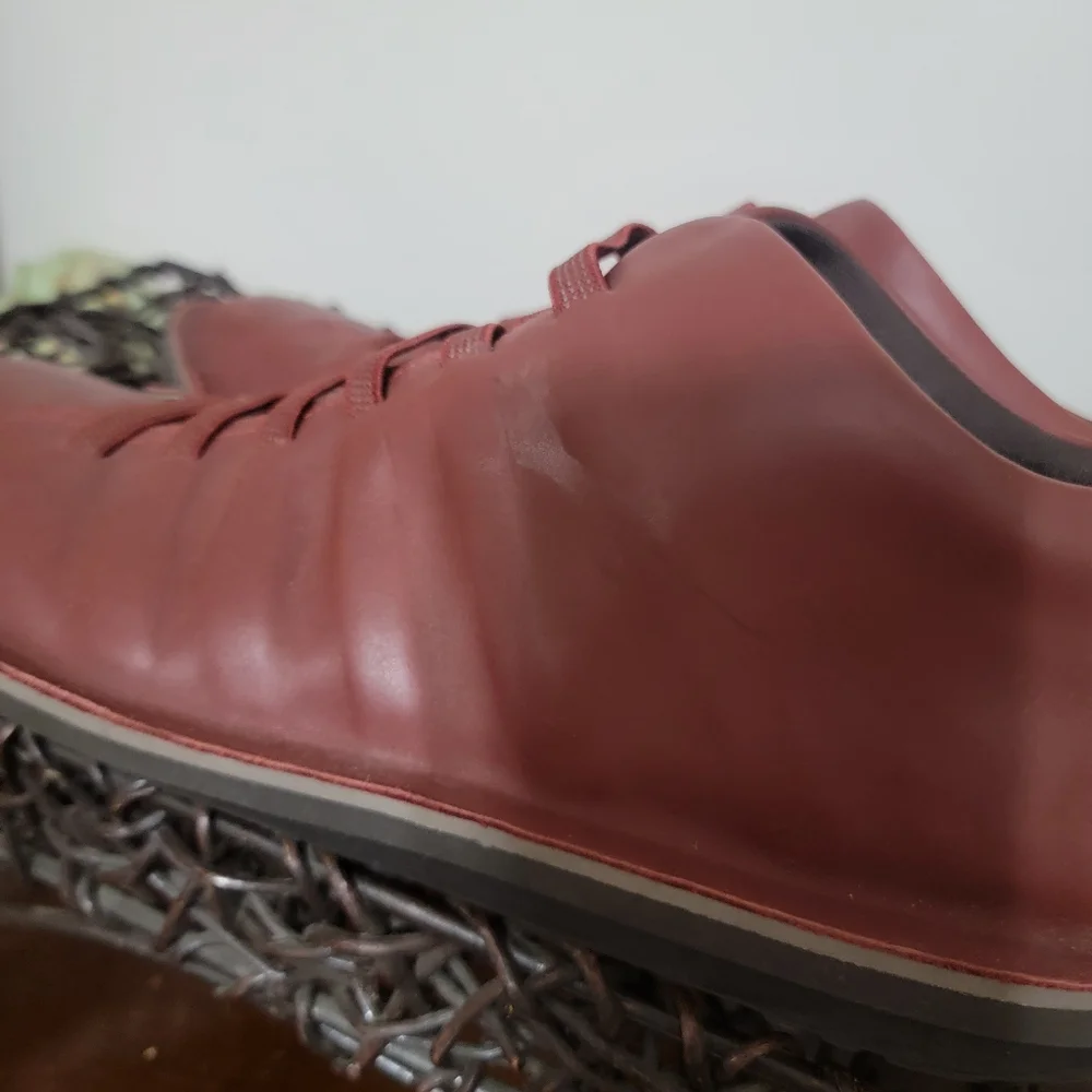 Camper Beetle Casual Ankle Shoes Boots Red Brown Size  11 U.S 45 EU - Picture 6 of 14